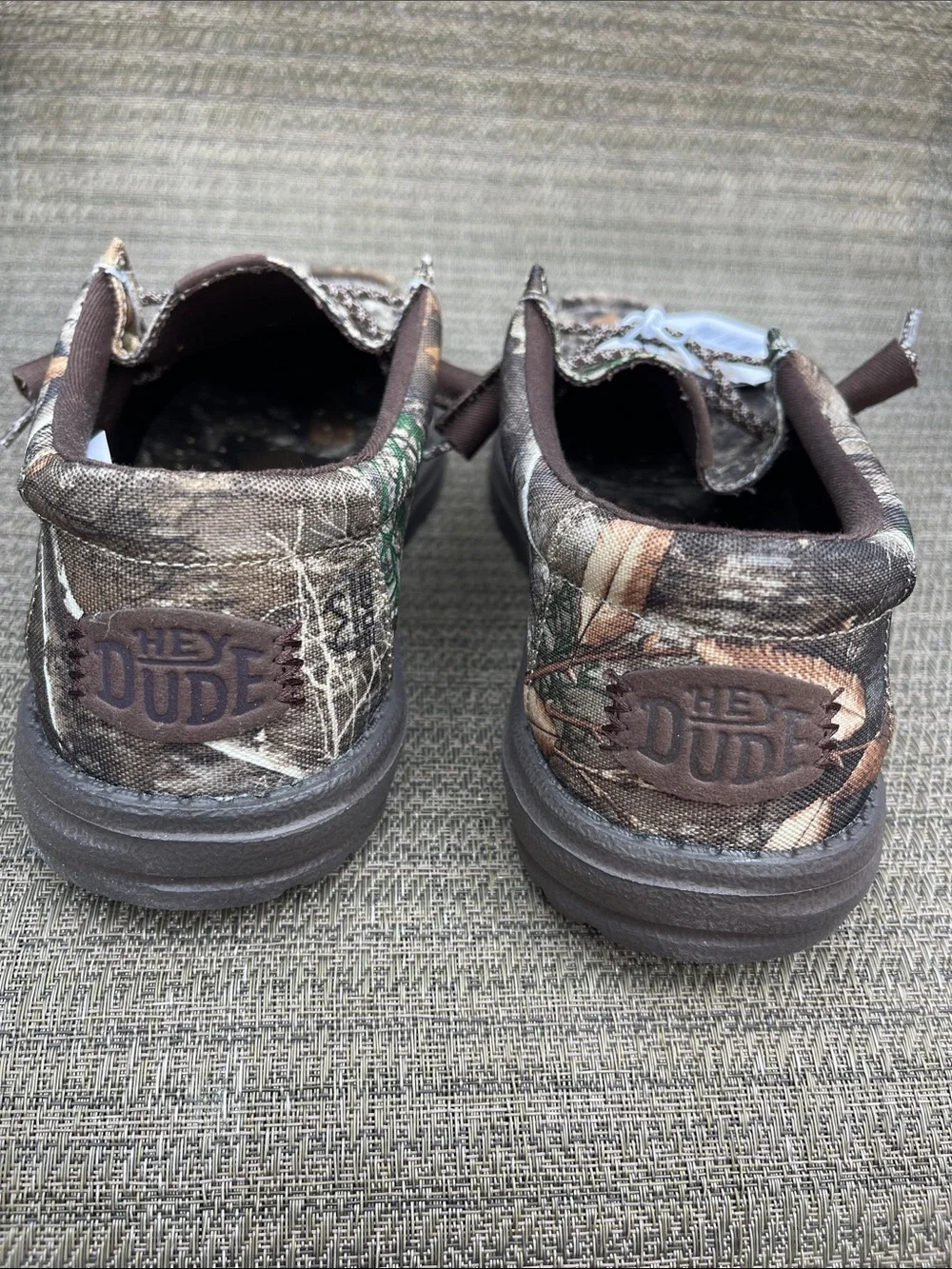 Hey Dude Wally Realtree Edge Camo Brown/Natural Mens 9M Slip On Shoes